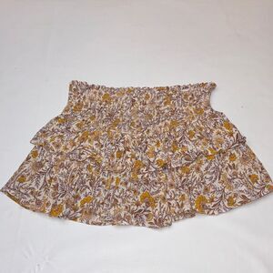 Aqua from Bloomingdale’s Smocked Waist Skort, Size Small